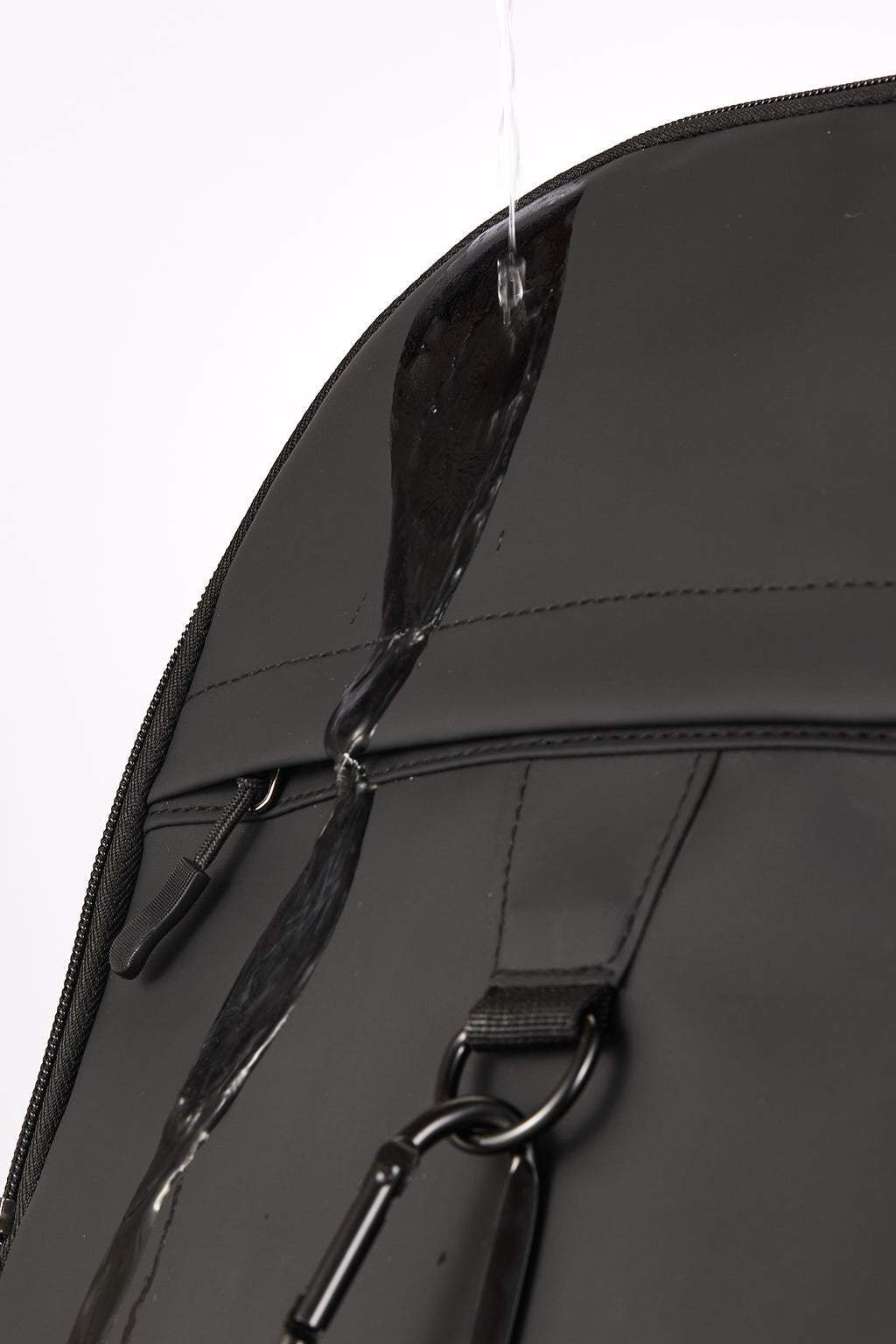Discreet bulletproof backpack with water-resistant exterior