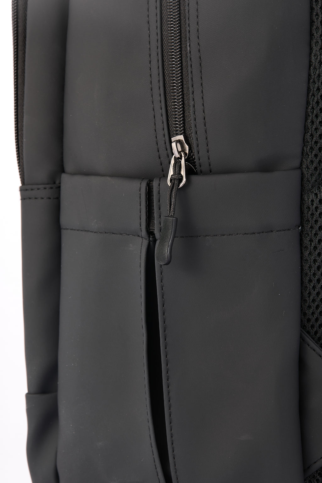 Built-in NIJ Level IIIA armor panel inside backpack