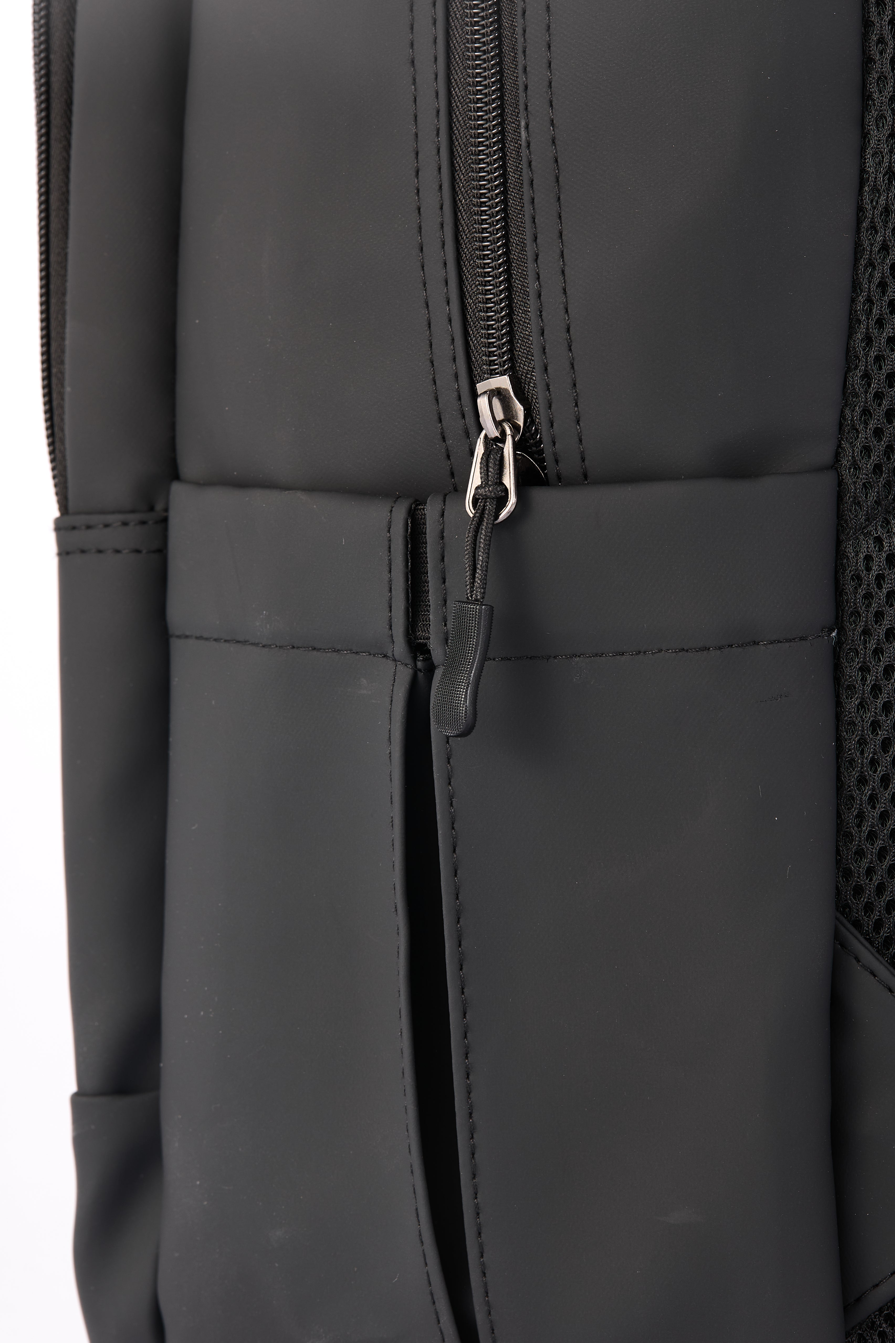 Built-in NIJ Level IIIA armor panel inside backpack